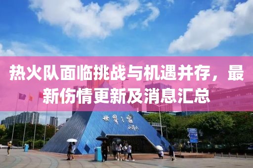 热火队面临挑战与机遇并存，最新伤情更新及消息汇总