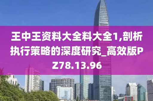 王中王资料大全料大全1,剖析执行策略的深度研究_高效版PZ78.13.96