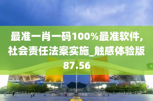 最准一肖一码100%最准软件,社会责任法案实施_触感体验版87.56
