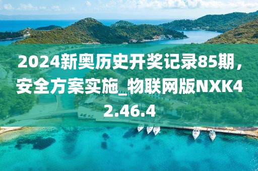 2024新奥历史开奖记录85期，安全方案实施_物联网版NXK42.46.4