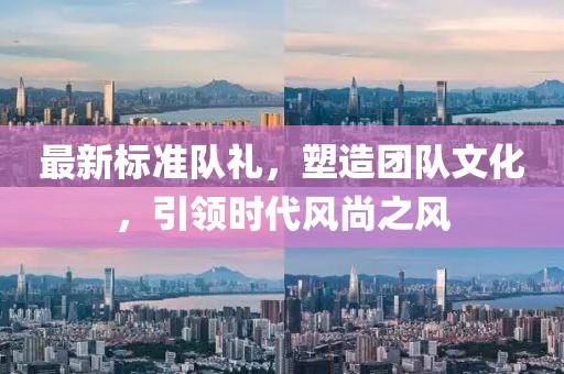 最新标准队礼，塑造团队文化，引领时代风尚之风