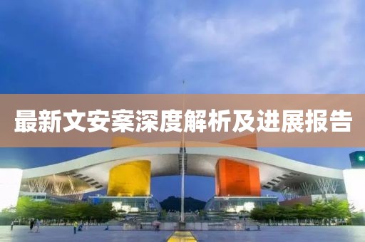 最新文安案深度解析及进展报告