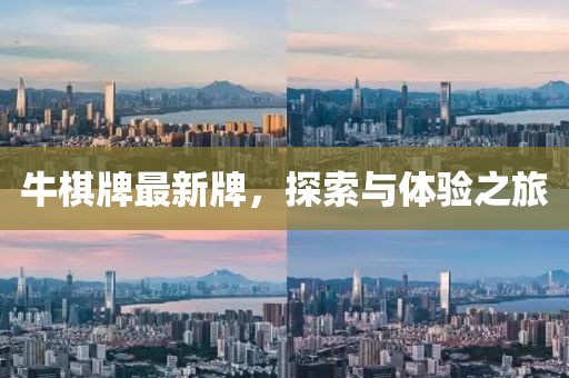 牛棋牌最新牌，探索与体验之旅
