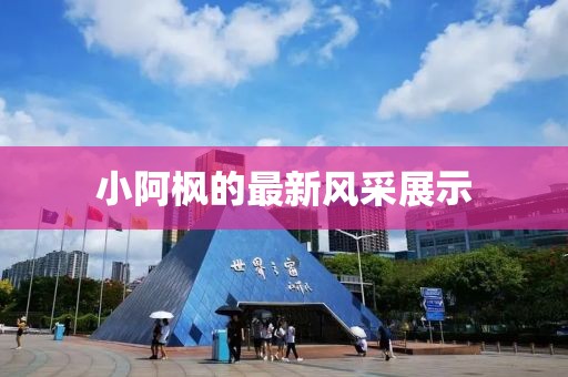 小阿枫的最新风采展示