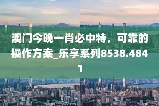 澳门今晚一肖必中特，可靠的操作方案_乐享系列8538.4841