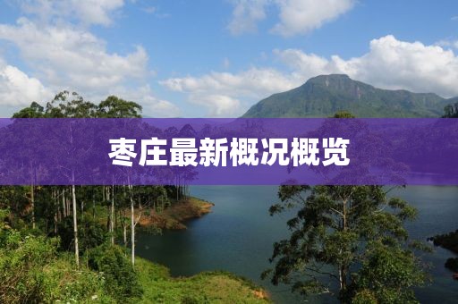 枣庄最新概况概览