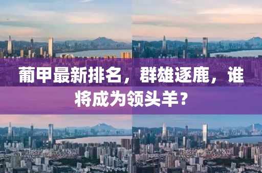 葡甲最新排名，群雄逐鹿，谁将成为领头羊？