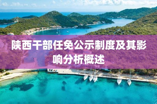 陕西干部任免公示制度及其影响分析概述