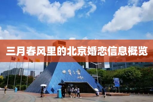 三月春风里的北京婚恋信息概览