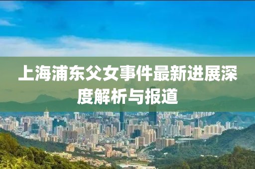 上海浦东父女事件最新进展深度解析与报道