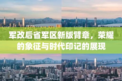 军改后省军区新版臂章，荣耀的象征与时代印记的展现