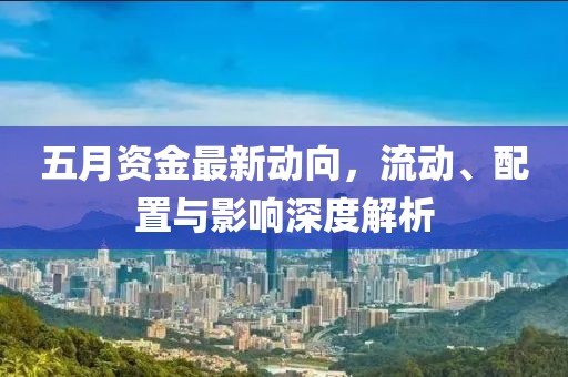 五月资金最新动向，流动、配置与影响深度解析