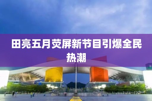 田亮五月荧屏新节目引爆全民热潮