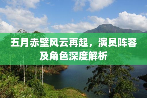 五月赤壁风云再起，演员阵容及角色深度解析