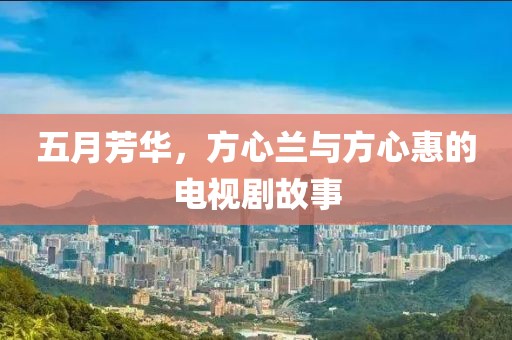 五月芳华，方心兰与方心惠的电视剧故事