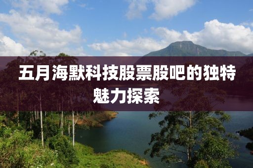 五月海默科技股票股吧的独特魅力探索