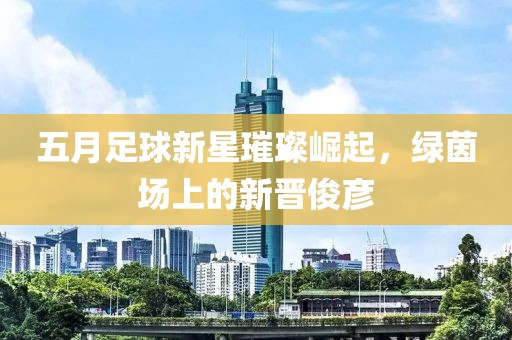 五月足球新星璀璨崛起，绿茵场上的新晋俊彦