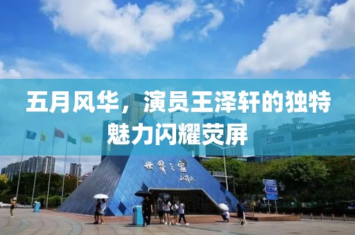 五月风华，演员王泽轩的独特魅力闪耀荧屏