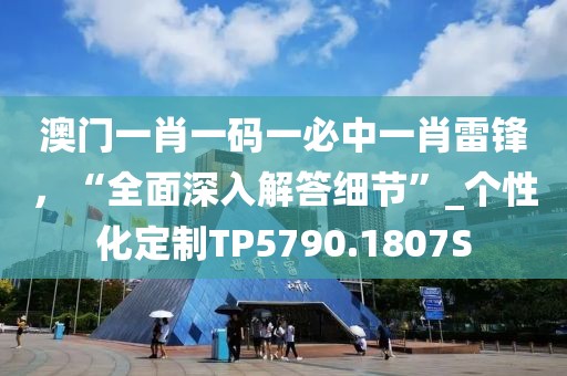 澳门一肖一码一必中一肖雷锋，“全面深入解答细节”_个性化定制TP5790.1807S