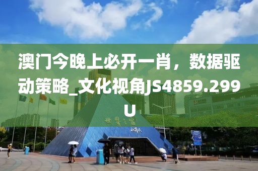 澳门今晚上必开一肖，数据驱动策略_文化视角JS4859.299U