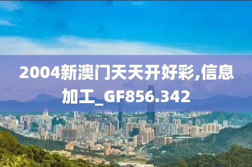 2004新澳门天天开好彩,信息加工_GF856.342