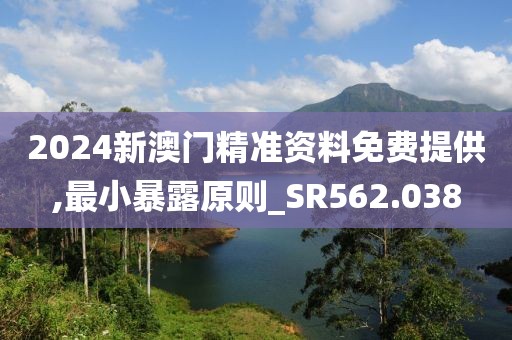 2024新澳门精准资料免费提供,最小暴露原则_SR562.038