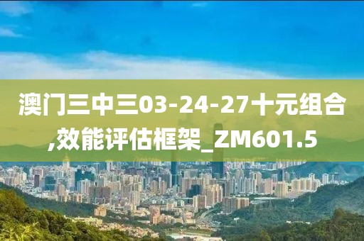 澳门三中三03-24-27十元组合,效能评估框架_ZM601.5
