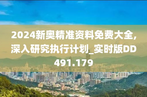 2024新奥精准资料免费大全,深入研究执行计划_实时版DD491.179