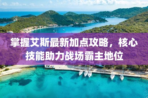 掌握艾斯最新加点攻略，核心技能助力战场霸主地位