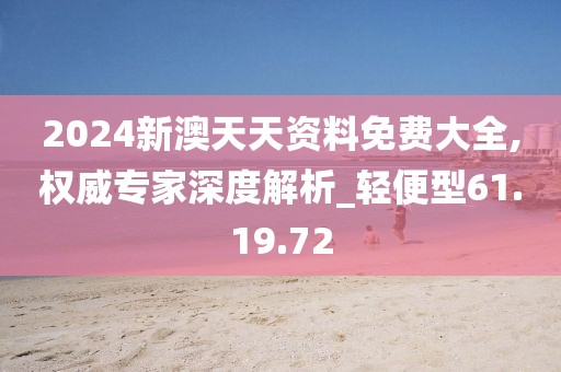 2024新澳天天资料免费大全,权威专家深度解析_轻便型61.19.72