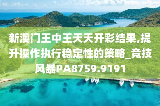 新澳门王中王天天开彩结果,提升操作执行稳定性的策略_竞技风暴PA8759.9191
