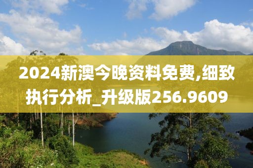 2024新澳今晚资料免费,细致执行分析_升级版256.9609
